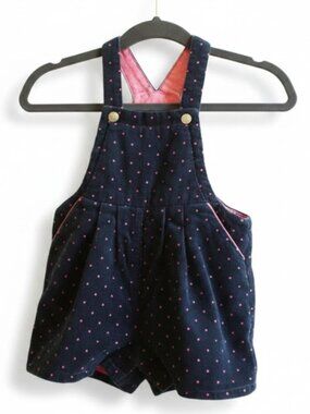 Obaibi Polka Dot Corduroy Shortalls 12 Months (74 cm)